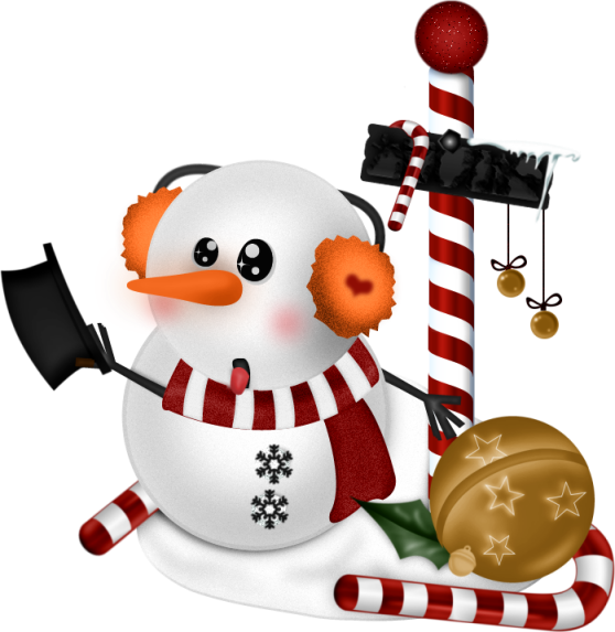 Transparent Christmas Ornament Christmas Character Snowman for Christmas