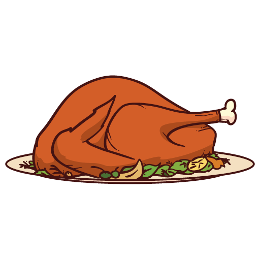 Transparent Thanksgiving
 Turkey Meat
 Thanksgiving Day Food Headgear for Thanksgiving
