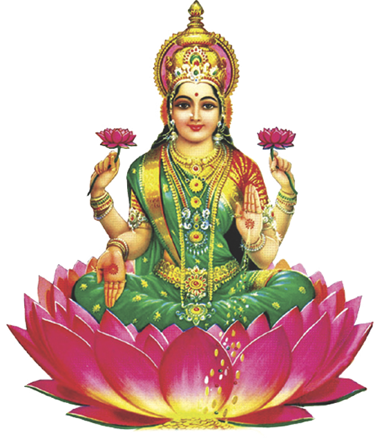 Transparent Lakshmi Ganesha Durga Religion Flower for Dussehra