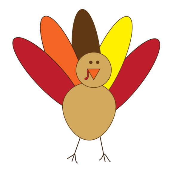 Transparent Turkey
 Thanksgiving
 Child
 Cartoon Tail for Thanksgiving