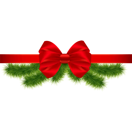 Transparent Christmas Gift Christmas Ornament Bow Tie for Christmas