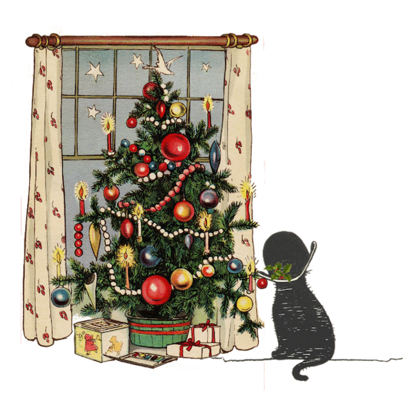 Transparent Christmas Tree Christmas Card Christmas Ornament Christmas Decoration for Christmas
