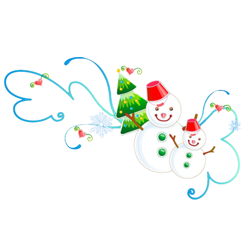 Transparent Christmas Snowman Christmas Tree Christmas Ornament for Christmas