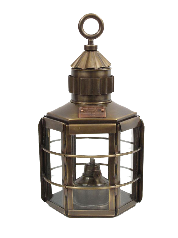 Transparent Light Lantern Oil Lamp Brass Lighting for Diwali
