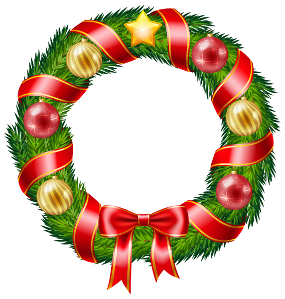 Transparent Christmas Christmas Ornament Wreath Christmas Decoration for Christmas