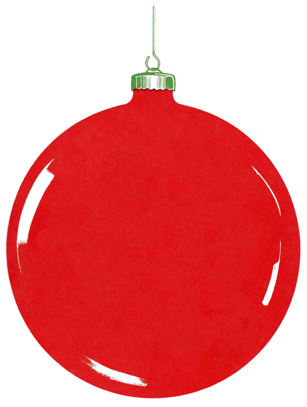 Transparent Christmas Ornament Santa Claus Vintage Christmas Red for Christmas