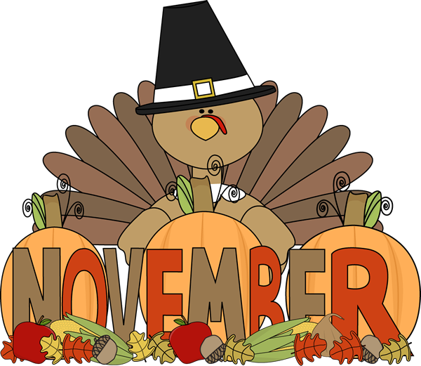 Transparent November Thanksgiving Month Food for Thanksgiving