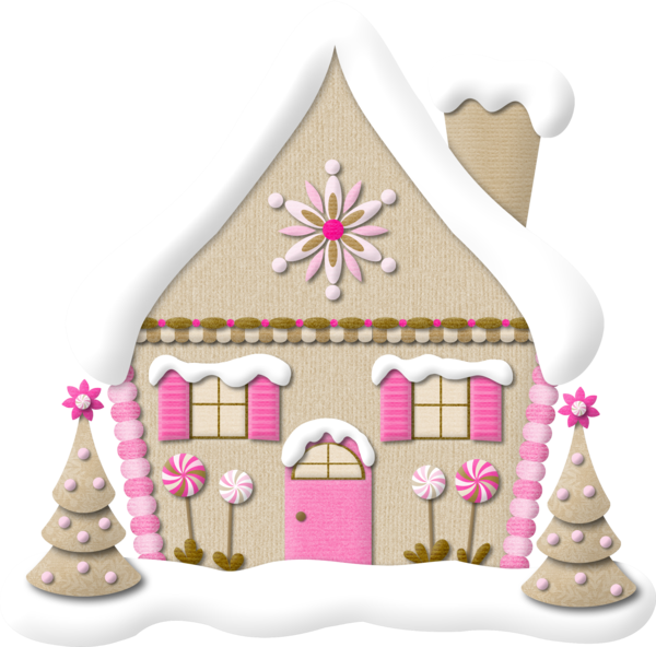 Transparent Gingerbread House Igloo Christmas Decor Christmas Ornament for Christmas