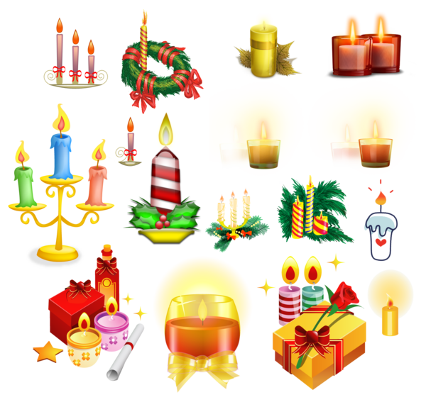 Transparent Candle Raster Graphics Data Compression Holiday Food for Christmas