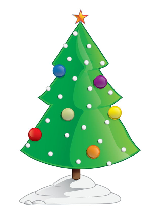 Transparent Christmas Tree Christmas Animation Fir Pine Family for Christmas