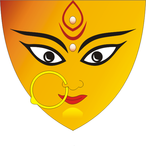 Transparent Durga Navaratri Siddhidhatri Emoticon Heart for Dussehra