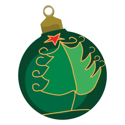 Transparent Christmas Ornament Christmas Bombka Green for Christmas