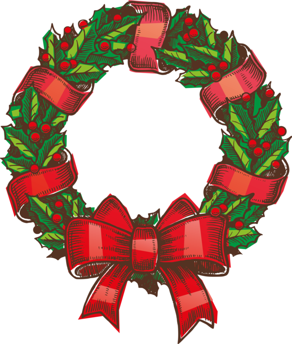 Transparent Christmas Christmas Decoration Wreath for Christmas
