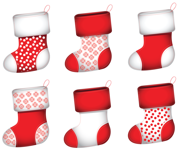 Transparent Christmas Santa Claus Christmas Stockings Christmas Ornament Pattern for Christmas