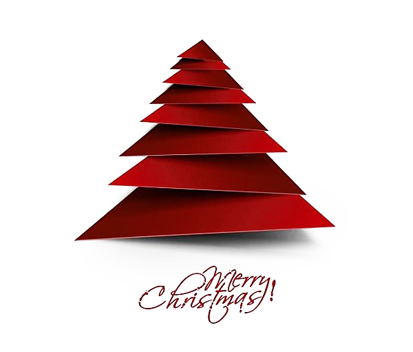 Transparent Christmas Christmas Tree Christmas Card Christmas Decoration Triangle for Christmas