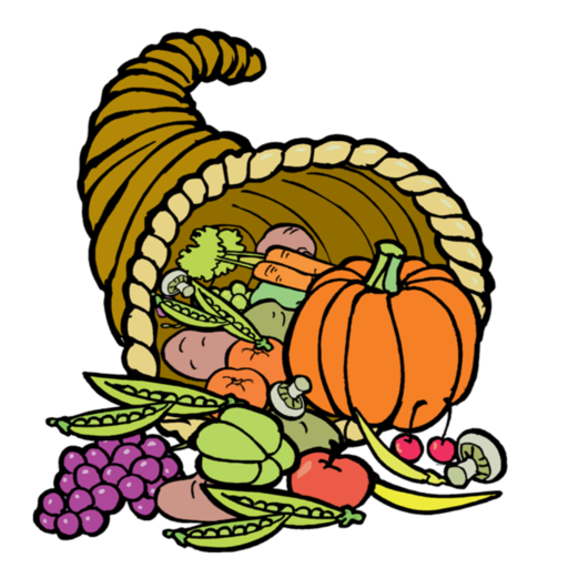 Transparent Cornucopia Thanksgiving Blog Leaf Fruit for Thanksgiving