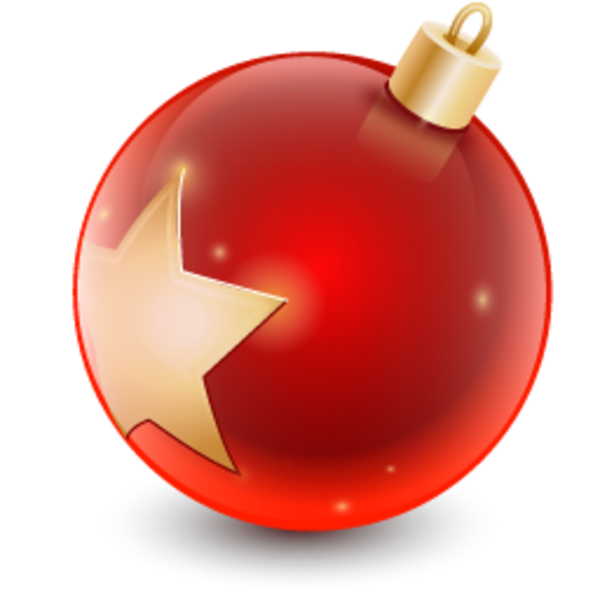 Transparent Christmas Red Ball Christmas Christmas Ornament Sphere for Christmas