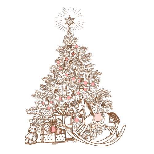Transparent Christmas Tree Christmas Christmas Card Fir Pine Family for Christmas
