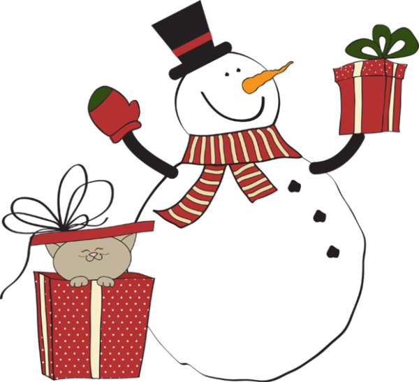 Transparent Gift Snowman Christmas Gift Christmas for Christmas