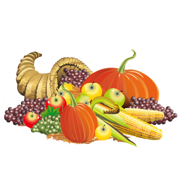 Transparent Thanksgiving Cornucopia Thanksgiving Day Superfood Vegetarian Food for Thanksgiving