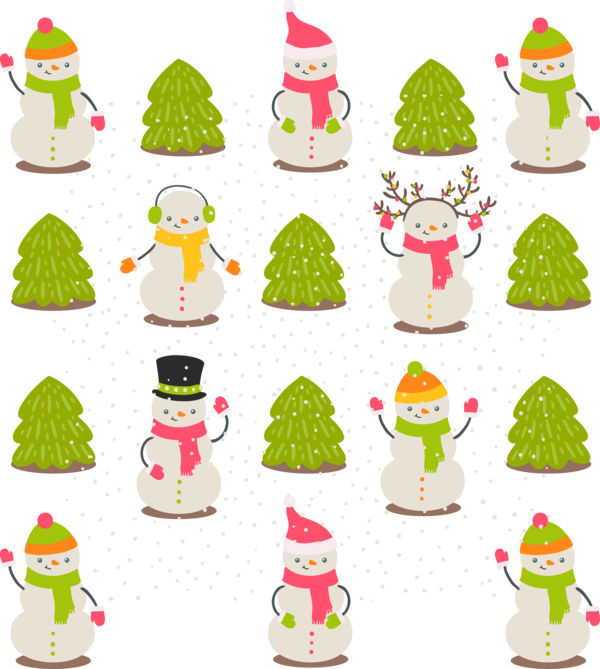 Transparent Christmas Tree Christmas Snowman Christmas Decoration Decor for Christmas