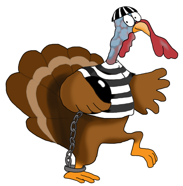 Transparent Turkey
 Thanksgiving
 Greeting Note Cards
 Flightless Bird Cartoon for Thanksgiving