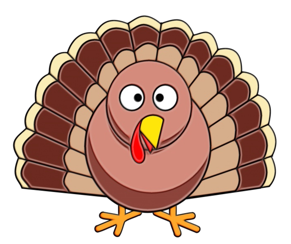 Transparent Thanksgiving Stuffing Turkey Meat Cartoon Turkey for Thanksgiving