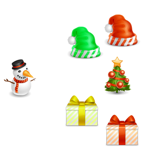 Transparent Christmas Day Holiday Computer Software Christmas Ornament Christmas Decoration for Christmas