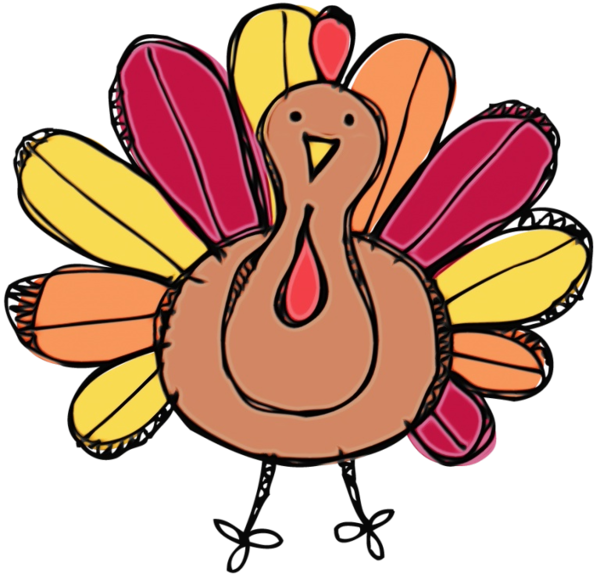 Transparent Turkey Meat Drawing Thanksgiving Cartoon Bird for Thanksgiving