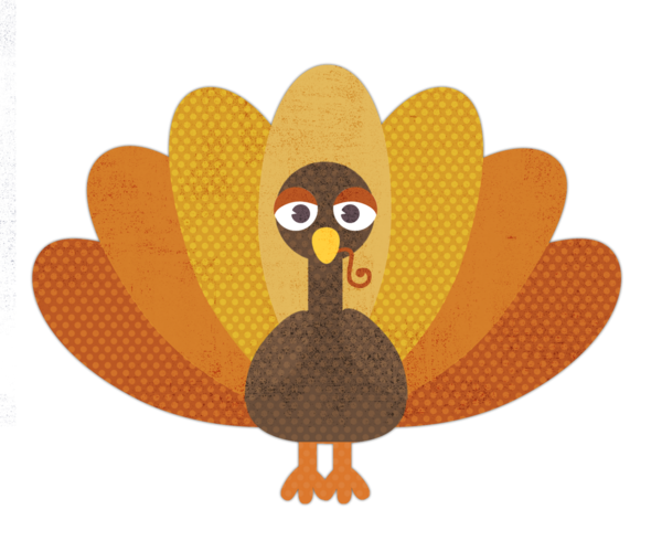Transparent Turkey
 Thanksgiving
 Thanksgiving Day
 Water Bird Bird for Thanksgiving