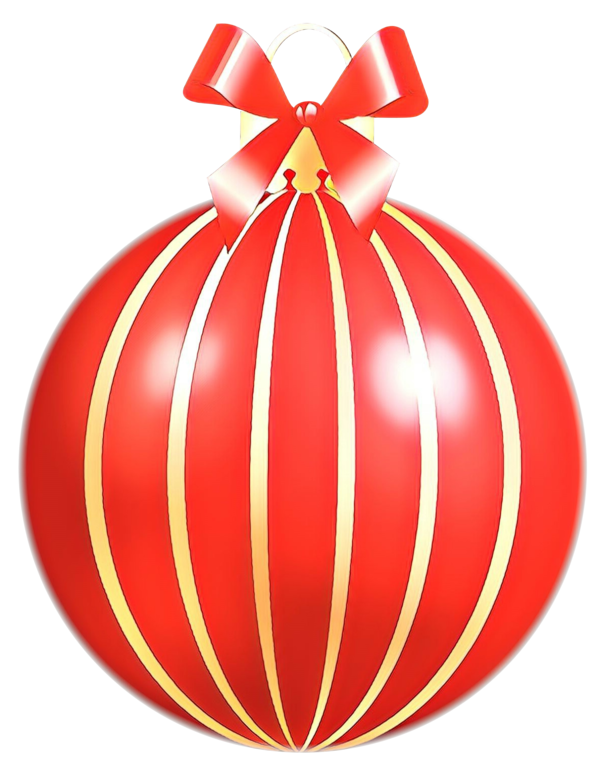 Transparent Christmas Ornament Christmas Day Santa Claus Red for Christmas