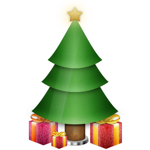 Transparent Santa Claus Christmas Christmas Tree Fir Decor for Christmas