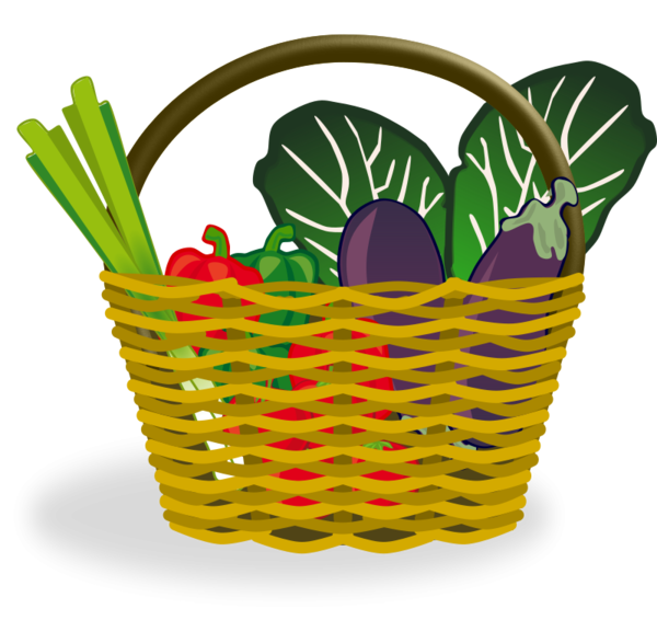 Transparent Basket Food Picnic Baskets Storage Basket Flowerpot for Easter