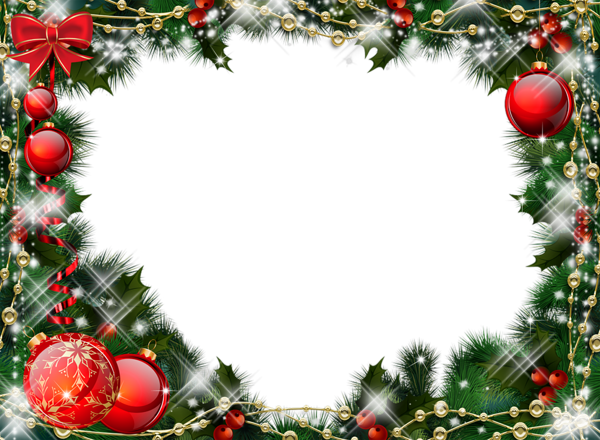 Transparent Santa Claus Borders And Frames Christmas Fir Evergreen for Christmas