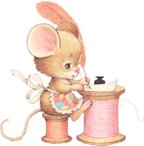 Transparent Mouse Drawing Maus Easter for Easter