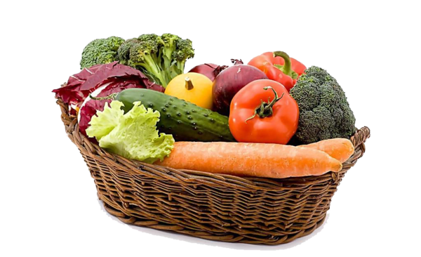Transparent Italian Cuisine Basket Vegetable Vegetarian Food for Thanksgiving