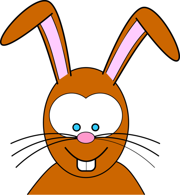 Transparent Easter Bunny Easter Rabbit Head for Easter