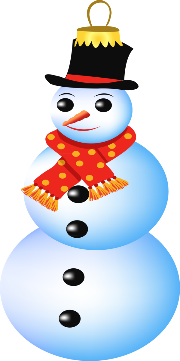 Transparent Child Snowman Winter Christmas Ornament for Christmas