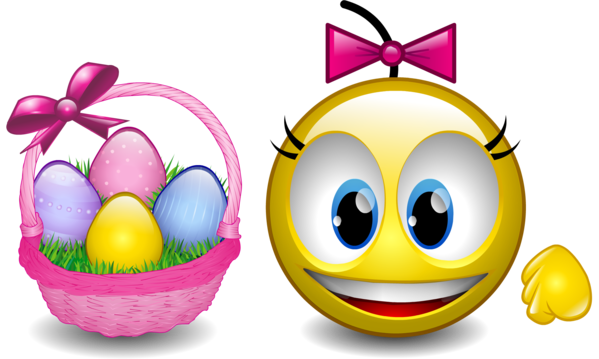 Transparent Smiley Emoticon Emoji Food for Easter