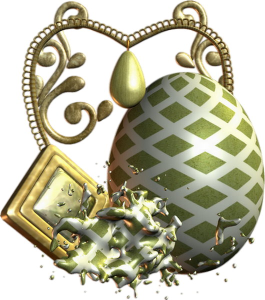 Transparent Easter Egg Easter Egg Locket for Easter