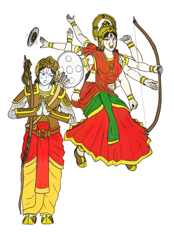 Transparent Valmiki Ramayana Bhagwan Shri Hanumanji Vishnu Costume Design Folk Dance for Dussehra