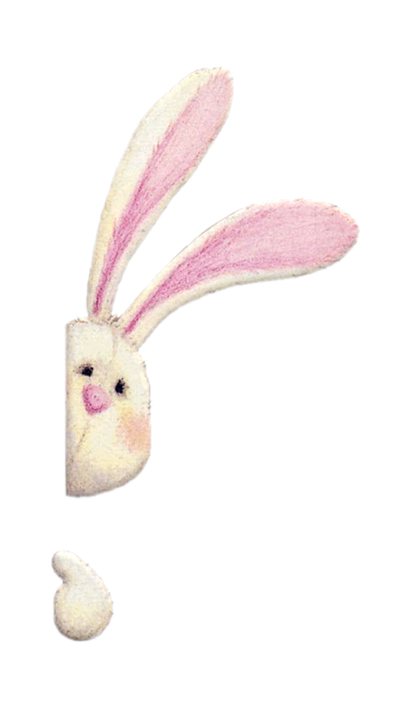 Transparent Easter Bunny Hare Easter Pink Rabbit for Easter