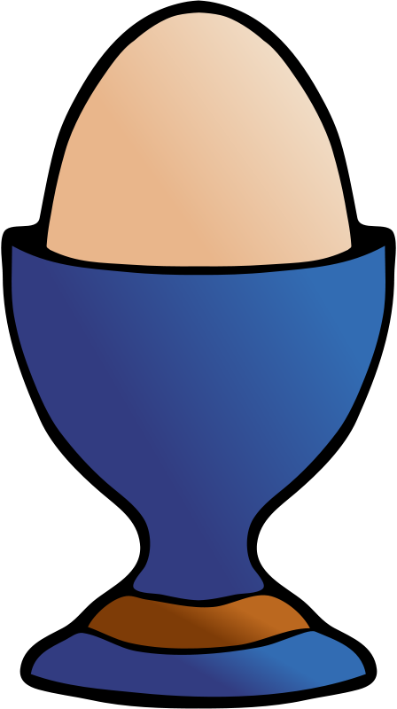 Transparent Fried Egg Red Easter Egg Egg Cups Line for Easter