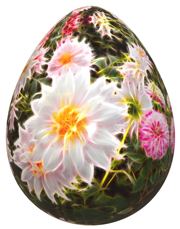 Transparent Easter Bunny Easter Egg Easter Flower for Easter