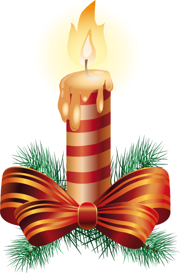 Transparent Christmas Ornament Santa Claus Candy Cane Fir Pine Family for Christmas