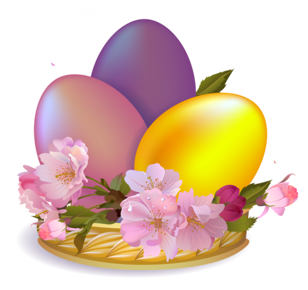 Transparent Easter Easter Egg Egg Flower for Easter