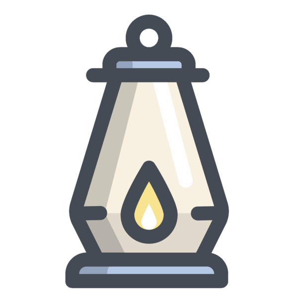 Transparent Light Oil Lamp Lamp Angle Symbol for Diwali