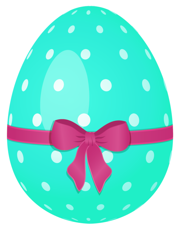 Transparent Easter Bunny Red Easter Egg Easter Egg Turquoise Pattern for Easter