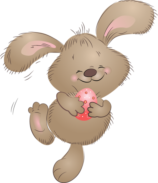 Transparent Easter Bunny Hare Rabbit for Easter