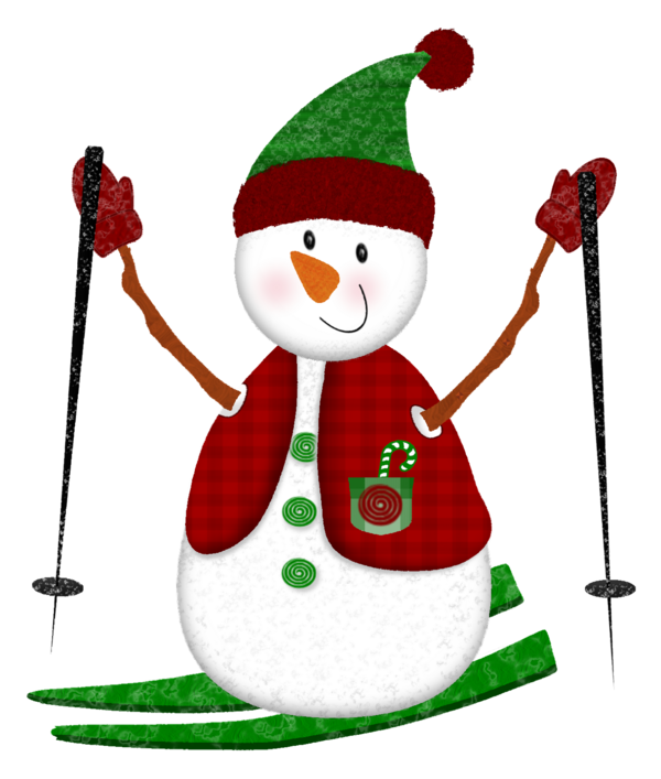 Transparent Santa Claus Christmas Ornament Christmas Snowman for Christmas